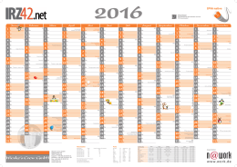 Der IRZ-Kalender 2016