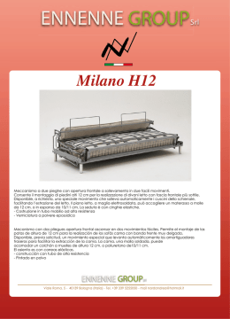 scheda tecnica MILANO H12 ita-es