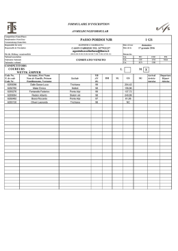 17/01_m - Agonistica Valbelluna