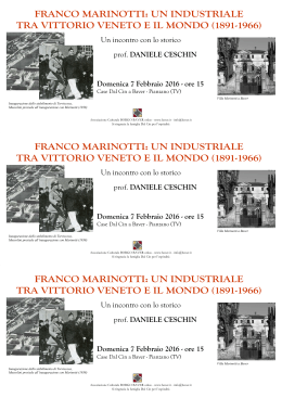 franco marinotti: un industriale - Associazione Culturale BORGO