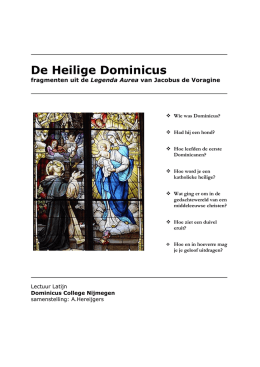 De Heilige Dominicus - website Ad Hereijgers