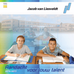 Een nieuwe school! - PENTA college CSG Jacob van Liesveldt