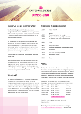 UITNODIGING - Parkmanagement