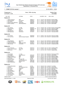 1 - ONMK 2016 kb sessie 1 21-01-2016 - 13:30