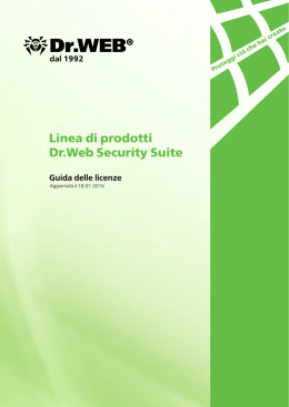 Linea di prodotti Dr.Web Security Suite