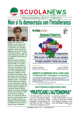 ScuolaNews 1/2016