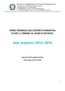 legge - Istituto Comprensivo Pietrasanta 2 > Home
