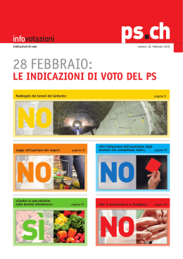 Leggi Infovotazioni con l`argomentario