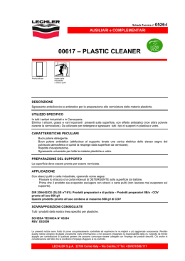 00617 – PLASTIC CLEANER - Carenza