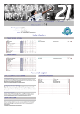 Comunicato 14 del 18/01/2016