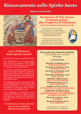 clicca qui - Parrocchia di San Francesco di Paola