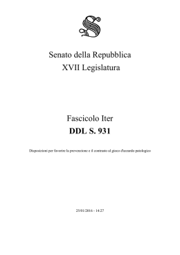 1. DDL S. 931 - XVII Leg. - Senato della Repubblica