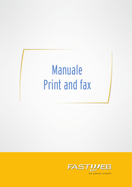 Manuale Print and FAX