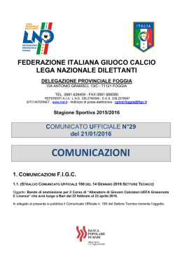 2016/01/21 - CalcioWEBdilettanti