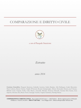 2016 - Comparazione e Diritto Civile