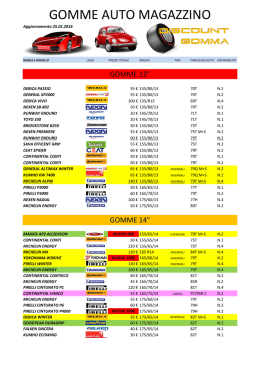 GOMME AUTO MAGAZZINO