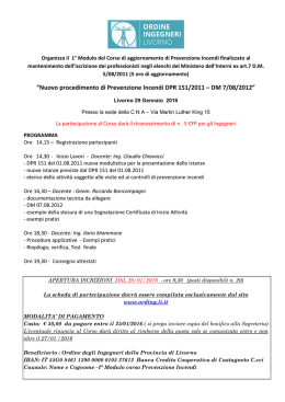 Programma 1 Modulo P.I - Ordine degli Ingegneri di Livorno