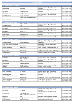 Calendario Dilettanti B