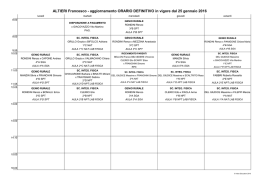 orario docenti - G. Bonfantini