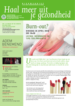 nieuwsbrief