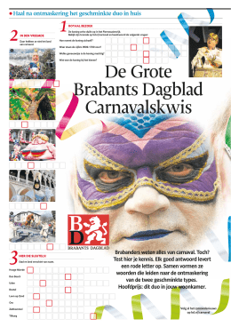 BD Carnavalskwis - Brabants Dagblad