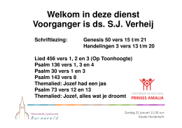 Liturgie/Liedblad 31/01 09.00 Goede Herderkerk