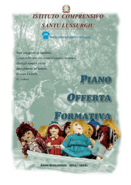 POF I.C. Santu Lussurgiu 2015-16 - Istituto Comprensivo di Santu