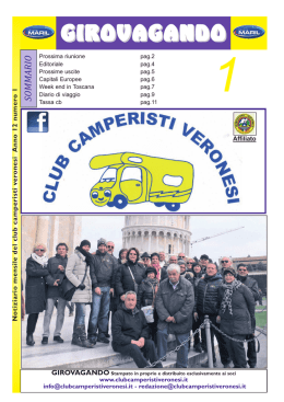 16 pagine - Club Camperisti Veronesi