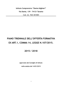 scarica il documento - Istituto Comprensivo Dante Alighieri Taranto