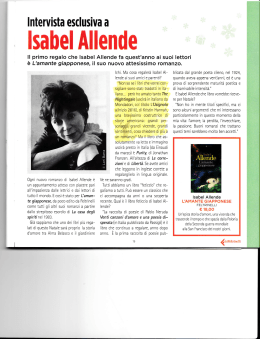 Isabel Allende - Usignolo - michele cito