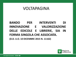 Le slide di presentazione ()