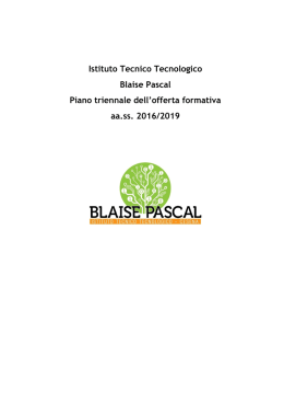 POFT 2016/2019 - ITT Blaise Pascal Cesena