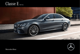 Scarica il catalogo della nuova Classe E Berlina - Mercedes-Benz