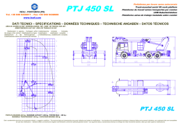 Catálogo Plataformas elevadoras Isoli Serie PTJ450SL