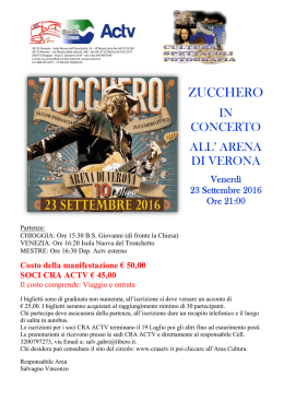23-09-2016 arena di verona – zucchero in concerto