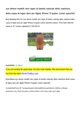 con diversi modelli vero legno di bambu naturale della copertura