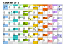 Kalender 2016 - MSC Bad Hönningen