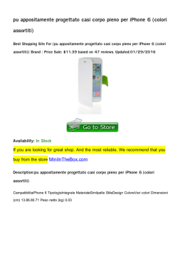 pu appositamente progettato casi corpo pieno per iPhone 6 (colori