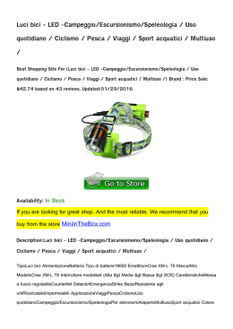 Luci bici - LED -Campeggio/Escursionismo/Speleologia / Uso