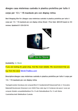 disegno casa misteriosa custodia in plastica protettiva per tutto il