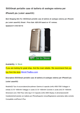 5000mah portatile caso di batteria di sostegno esterna per iPhone6