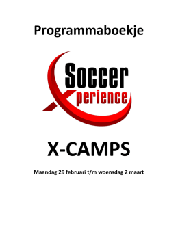 07-02-2016 Programmaboekje X-camp