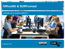 Office365 via SURFconext
