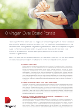 10 Vragen Over Board Portals