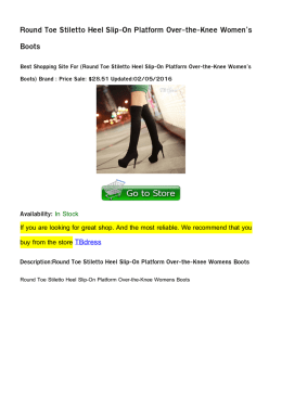 Round Toe Stiletto Heel Slip-On Platform Over-the
