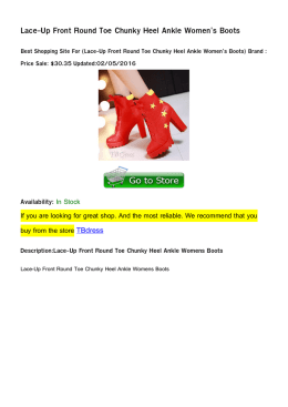 Lace-Up Front Round Toe Chunky Heel Ankle Women`s Boots
