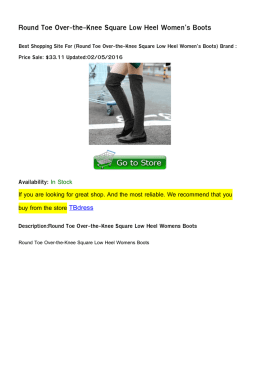 Round Toe Over-the-Knee Square Low Heel Women`s Boots