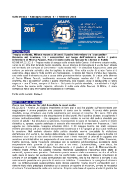 Leggi la rassegna del 6-7 febbraio 2016