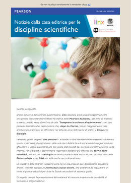 webinar sull`insegnamento delle discipline scientifiche