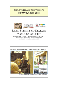 piano triennale dell`0fferta formativa